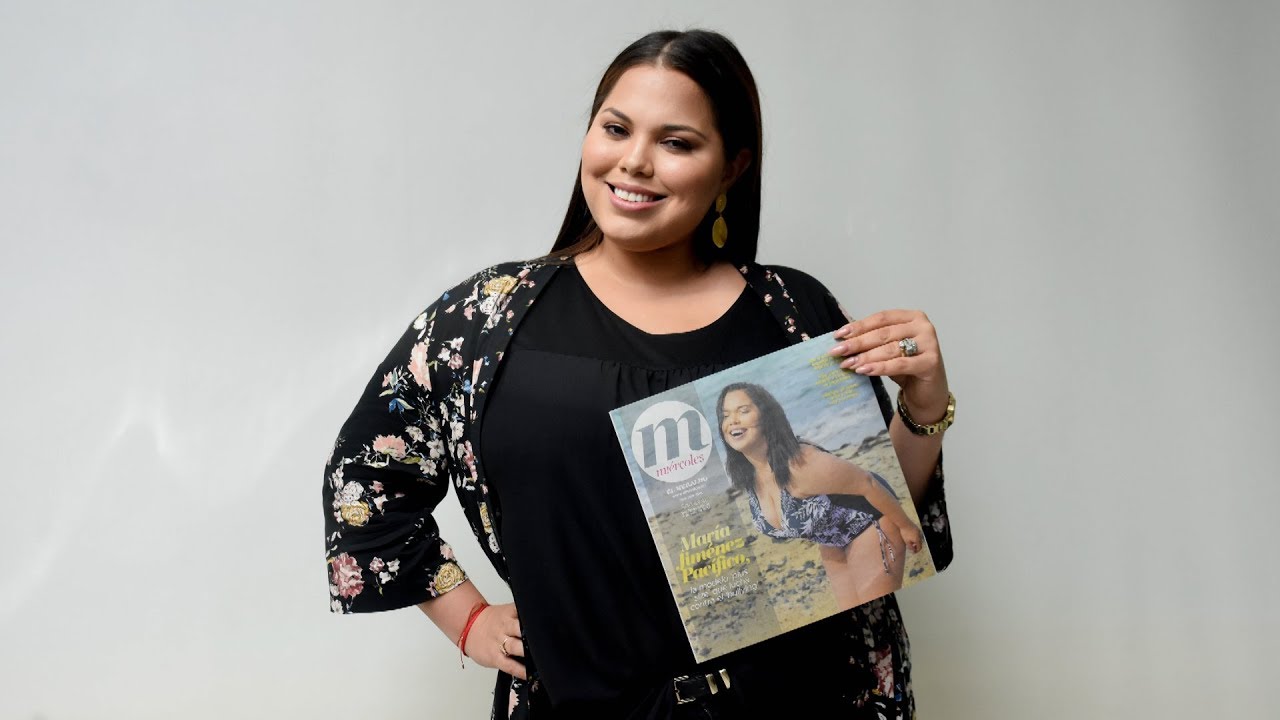 La top model plus size, María Jiménez Pacífico - YouTube