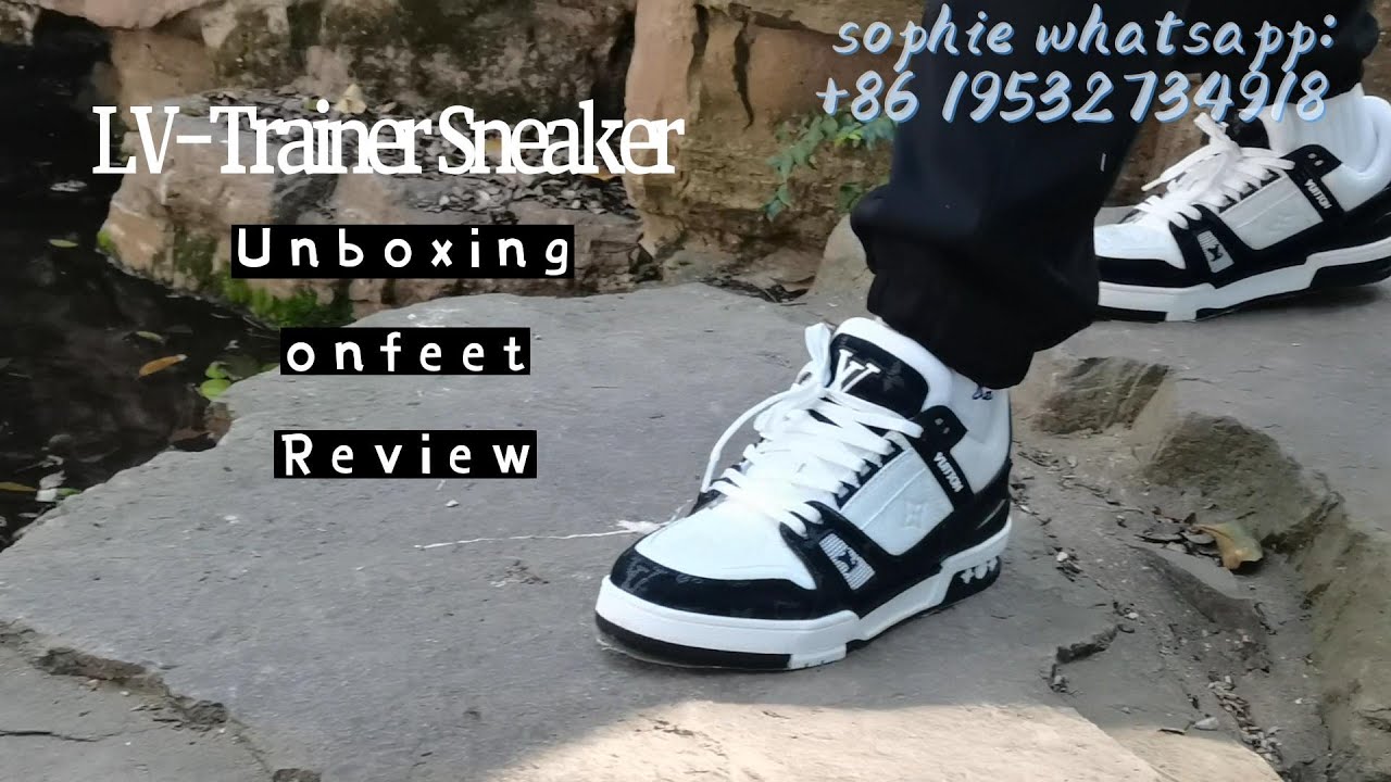 lv trainer sneaker on feet｜TikTok Search