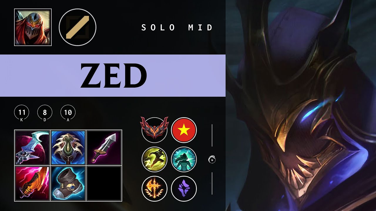 Zed Mid vs Zoe - VN Grandmaster Patch 25.22