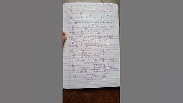 #youtubeshorts #differentiation derivative of parametric function📒