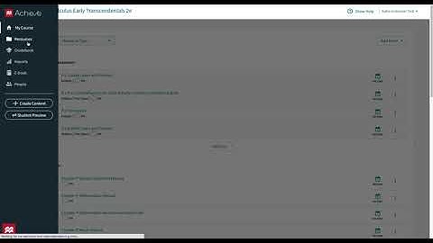 Tour Your Achieve Course