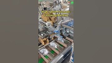 High Speed Automatic Cartoning Machine