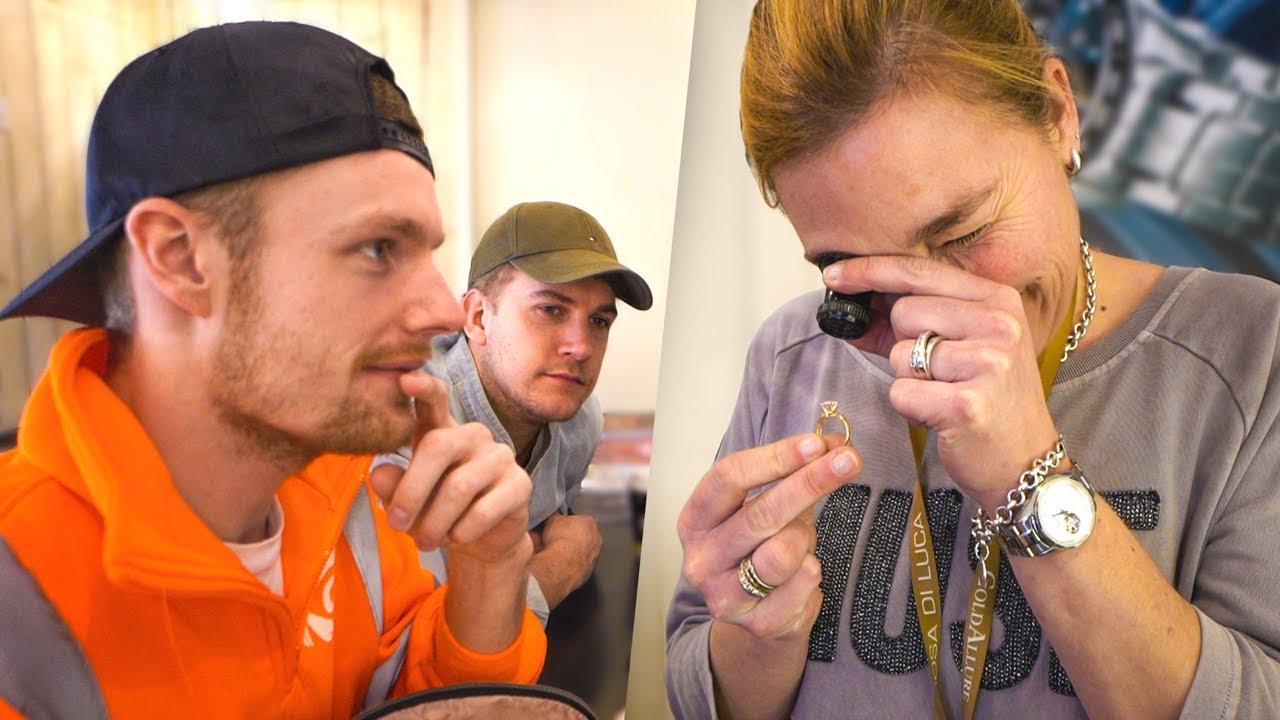 DIAMANTEN RING GEVONDEN!! HOEVEEL IS HET WAARD? #2017