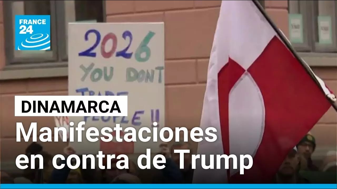 Manifestaciones en Dinamarca en contra de las intenciones de Trump sobre Groenlandia
