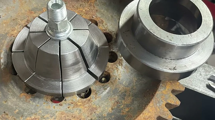 Homemade hydraulic hose crimping tooling.