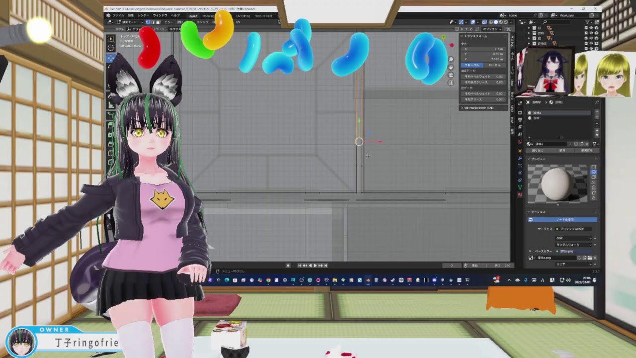 丁の作業部屋【ゾンビランドサガ】フランシュシュの館