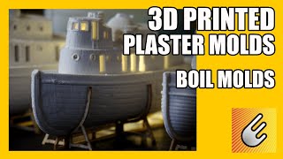 3d Printed Molds for Plaster or Concrete - Boil Molds