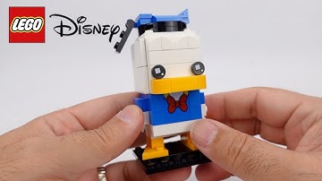 Building Donald Duck LEGO Disney Brickheadz 40377