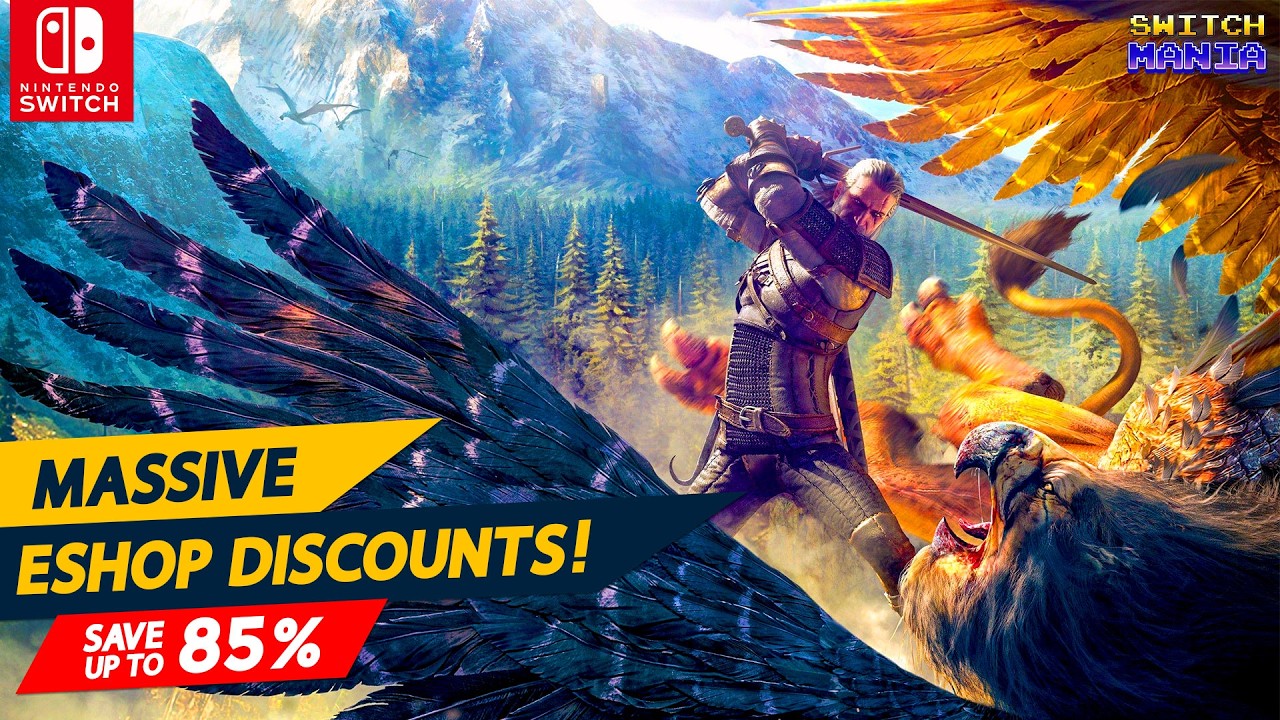 Огромные скидки на Nintendo Switch! 30 игр по сниженной цене, акция скоро закончится!