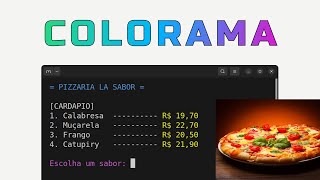 Cores no terminal Python (COLORAMA) Profile