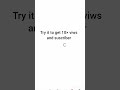 try it music to get 10× views and suscriber 🙀