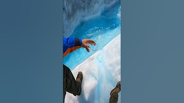 When you bring a friend to try glacier water on tour with @alpineairalaska & Morgan Lauren 🧊😍