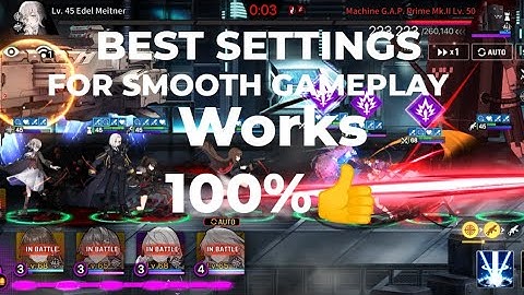 Best settings for smooth gameplay CounterSide  #counterside