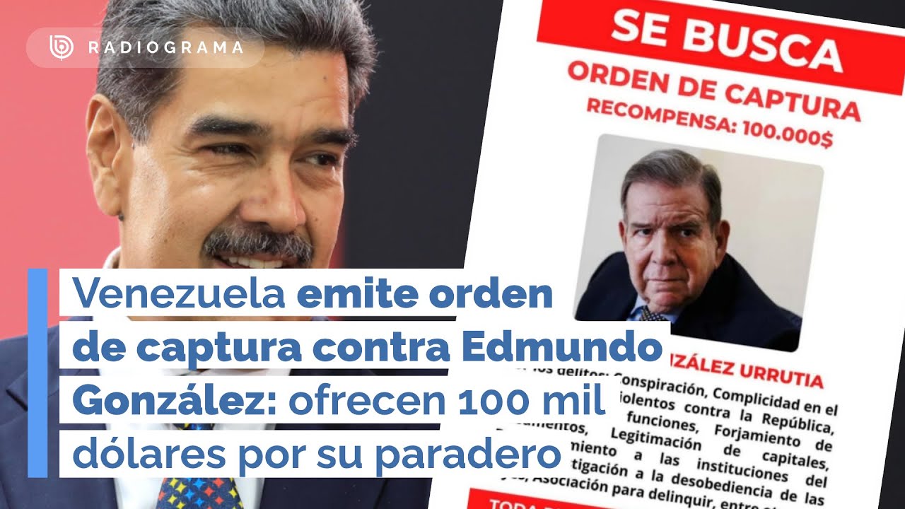 Venezuela emite orden de captura contra Edmundo González: ofrecen US ...