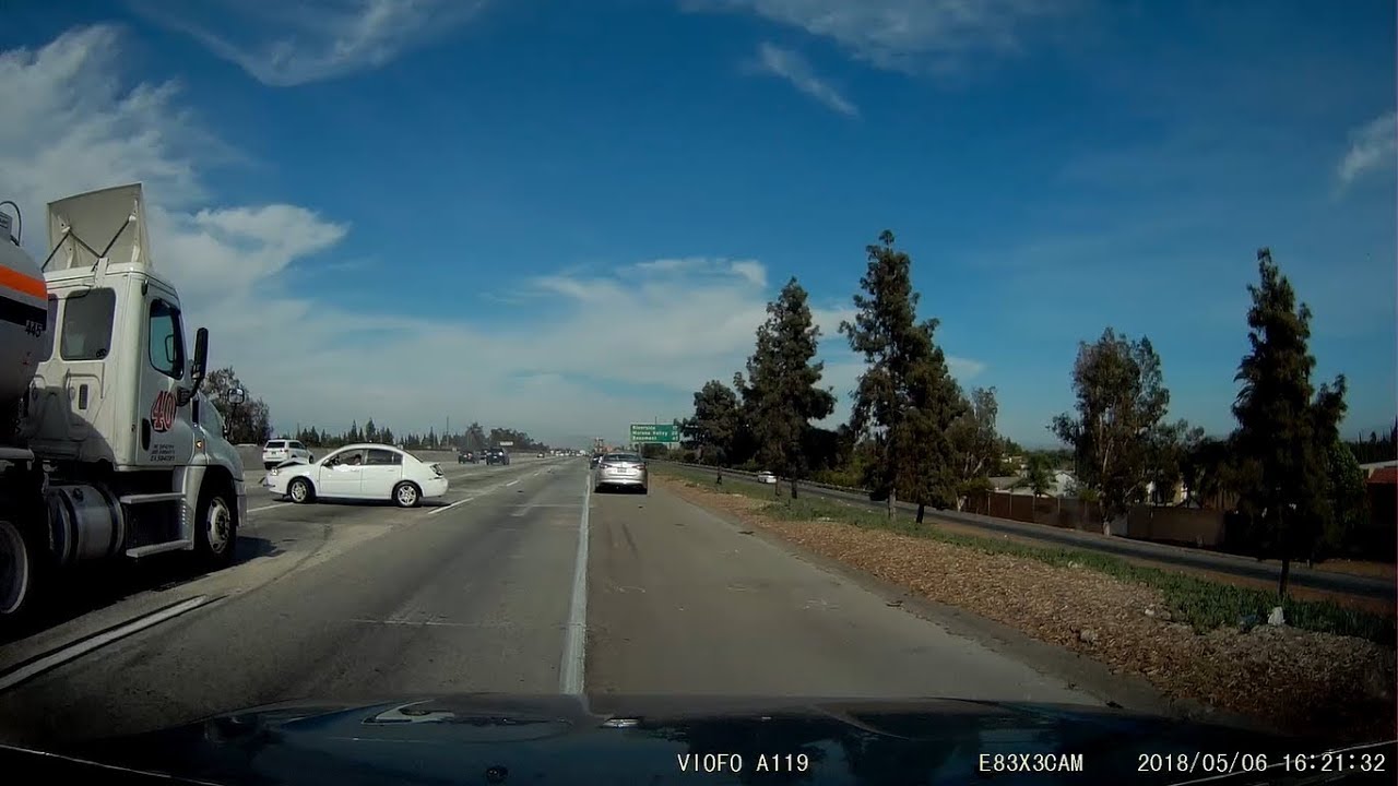 Instant karma + Hit & run - Aggressive driver causes crash *Read ...