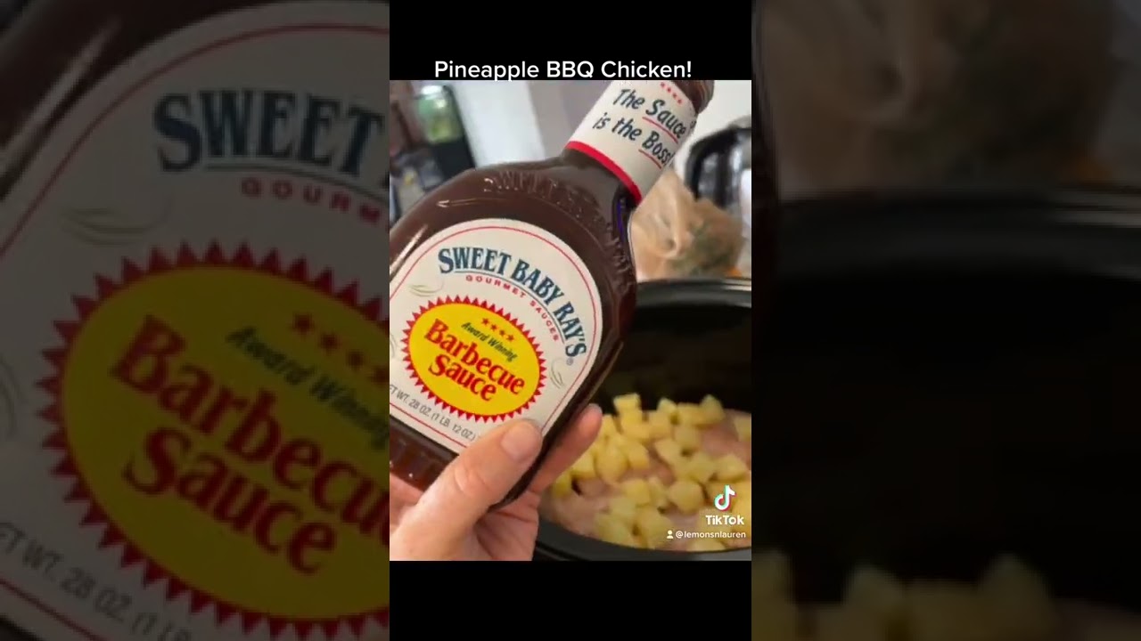 Pineapple BBQ chicken!! Instant Pot Teacher