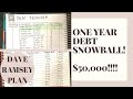 HOW I PLAN TO PAY OFF $50,000 OF DEBT IN ONE YEAR | DEBT SNOWBALL PAY OFF PLAN | DAVE RAMSEY