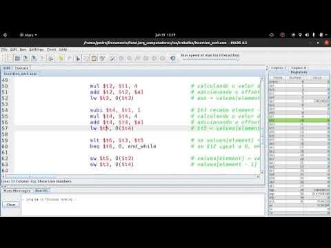 Algoritmos de Ordenação em C & Assembly