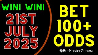 Football Prediction Today 21-07-2025 | Soccer Predictions today | Football Tips