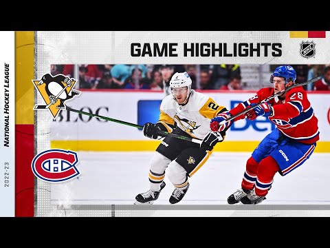 Penguins @ Canadiens 11/12 | NHL Highlights 2022