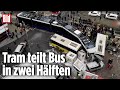 Tram vs bus  heftiger unfall in istanbul
