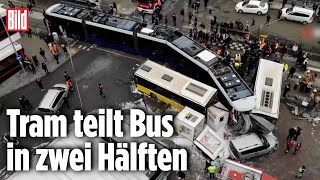 Tram vs. Bus | Heftiger Unfall in Istanbul