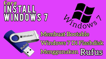 Cara membikin bootable flashdisk  Windows 7 menggunakan rufus|| Berlaku untuk semua jenis windows