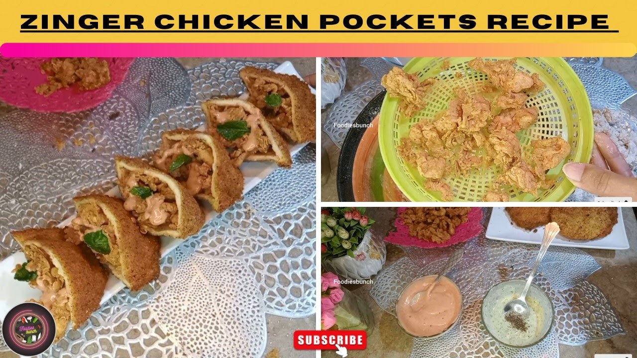 Zinger Chicken Pockets Recipe | Chicken Bread Pockets 😍 | Fried Chicken Ramadan Special |No Oven