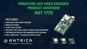 ANT-1773 Miniature UAV Video Encoder Overview