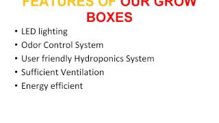 Out of the box grow cabinet