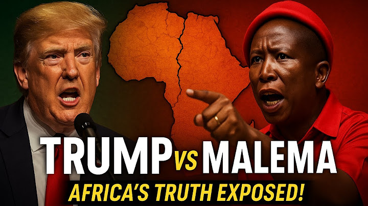 Julius Malema Hits Back: 'Trump, Keep Your Hands Off South Africa!