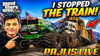 PAJI IS LIVE 🔥 Train Challenge in GTA 5 | GTA 5 LIVE | #gta5 #gtav #gaming