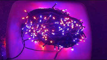 Showing Brizled String Lights: 8 Different Light Modes