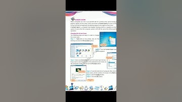 Class-5th Computer Chapter-4 Know more about MS Windows 7