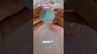 New 🆕 nuevo proyecto de tejido 🧶 Conchita de mar 🌊 🪸🐚 para decoración #crochet #knitting #home