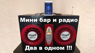 Радио Для Гаража (Мини Бар И Радио Два В Одном)!!!