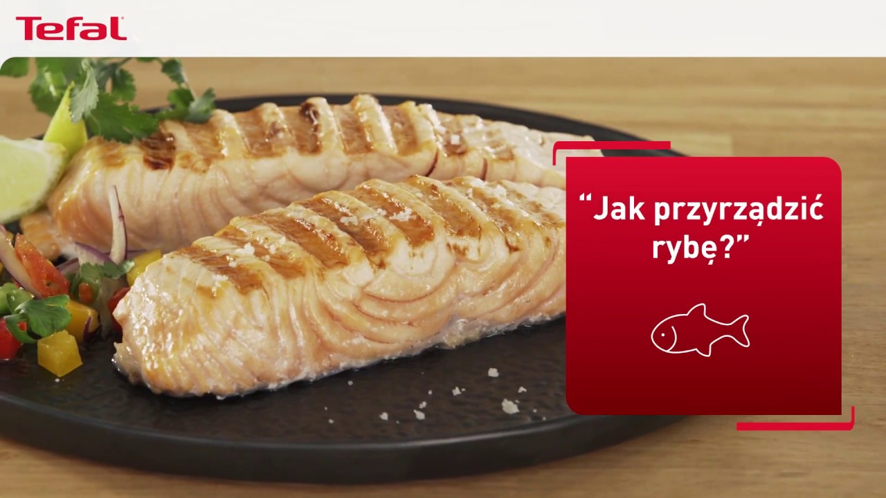 Tefal OptiGrill Elite - Jak przyrządzić rybę? - YouTube