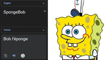SpongeBob  in different languages meme