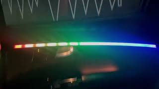 Kia Quoris (Киа Кворис) установлена динамическая подсветка салона, замена штатной подсветки.