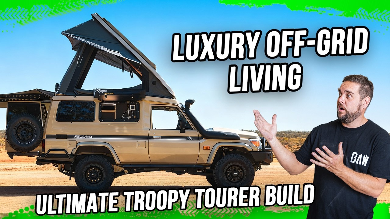 78 Series LandCruiser Troopy Camper Build | Complete Off-Grid Touring Setup