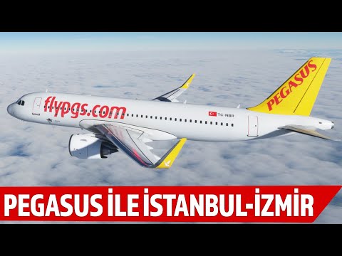 [LTFJ/LTBJ] Pegasus ile İzmir'e güzel bir iniş... ✈️Microsoft Flight Simulator