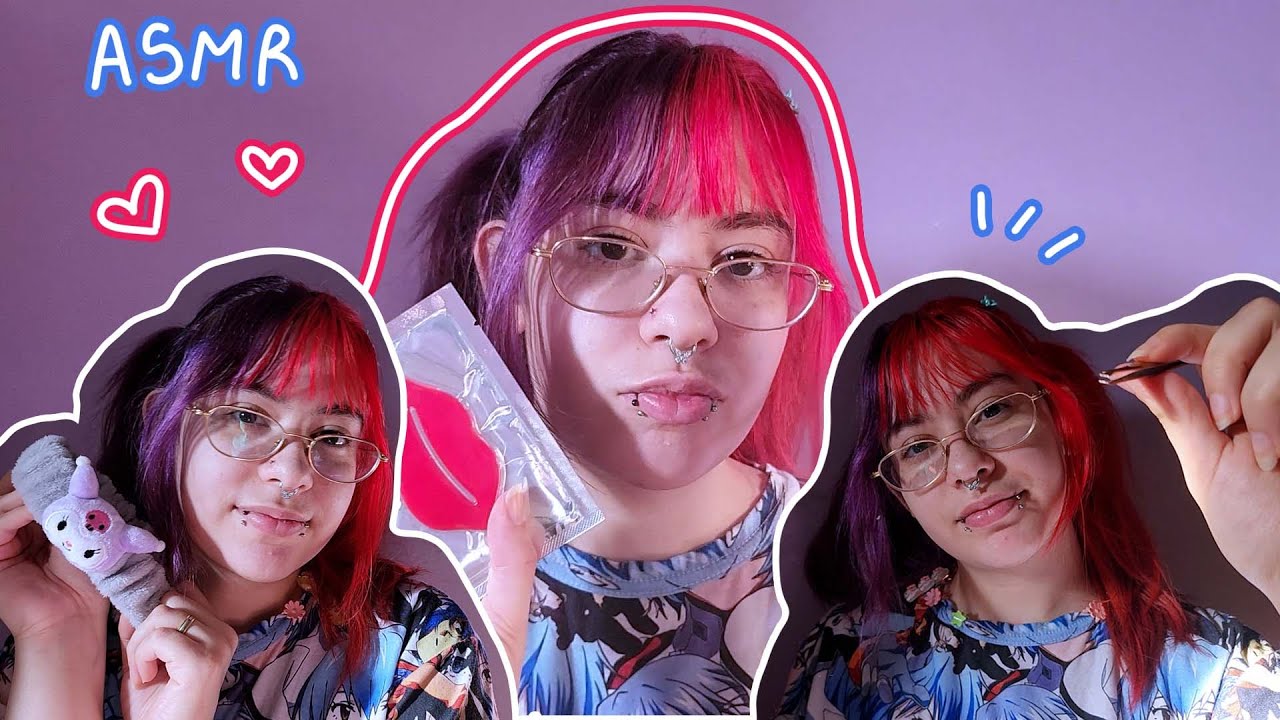 ASMR BFF Pampers you at a sleepover! (personal attention, skincare, doing your nails) ♡