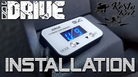 iDRIVE THROTTLE CONTROLLER INSTALL - MEGA 3500 DRV at RESTO RAT CUSTOMS - RAM CUMMINS TURBO DIESEL