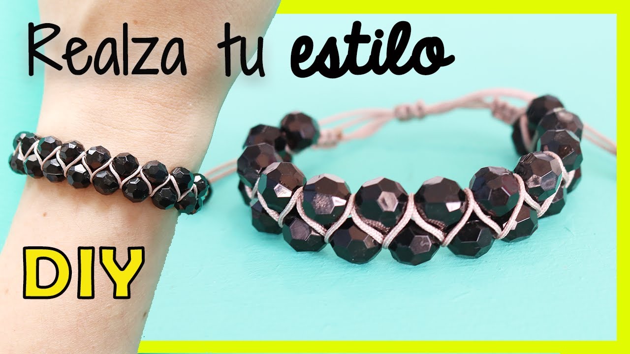 Cómo hacer una Pulsera ZIGZAG con Cristales 🤩