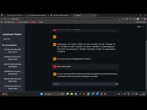 Multi-threaded chatbot application built with LangGraph and Streamlit