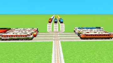 ALL TRAIN CUPLING DIAMOND💎TRACKS CROSSIN BUMP RISKY TRACK TURN RAILWORK BEANG DRIVE 