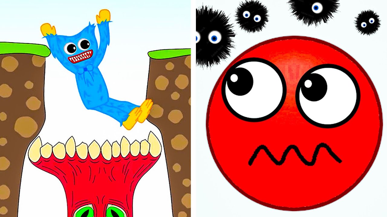 Hugy's Funny Animated Story Vs Hide Ball😸😹😸Walkthrough Max Gameplay ZX3577