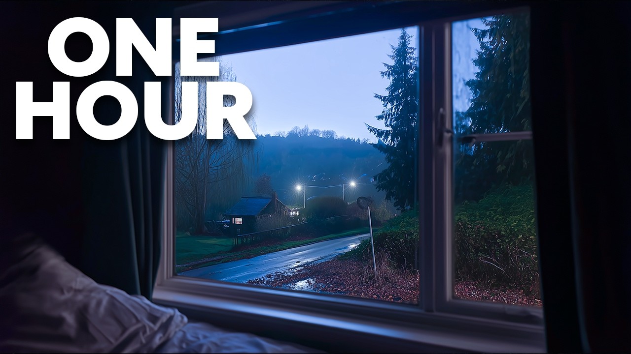 Rainy Day in Forks - Rain Sounds & Thunderstorm for Sleep | Twilight Movie Ambience | One Hour