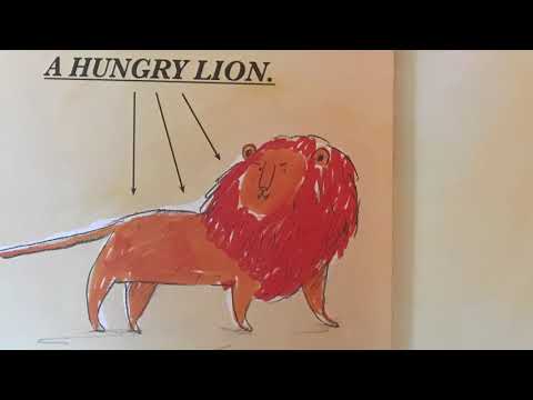 A Hungry Lion or a Dwindling assortment of Animals read aloud