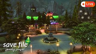 Creating a Dark, Spooky Town in Forgotten Hollow 🦇 | Realistic Save File